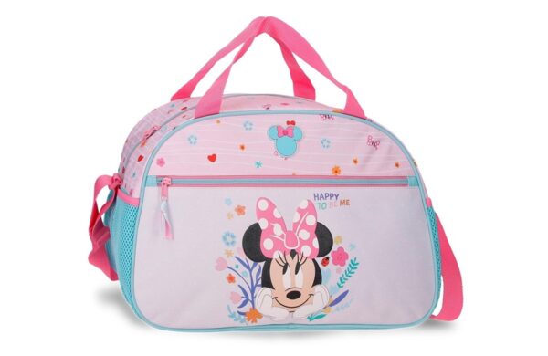 DISNEY HAPPY TO BE ME Minnie Mouse dečija putna torba 40 × 28 × 22 cm sa podesivim kaišem i trakom za kofer