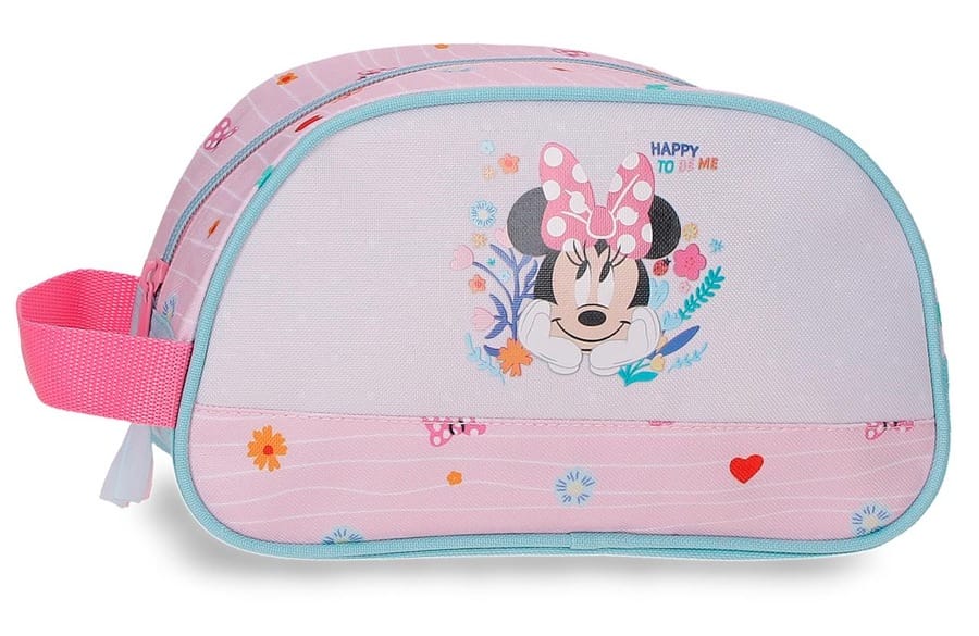 610099434070 DISNEY HAPPY TO BE ME Minnie Mouse dečiji neseser 24 × 14 × 10 cm sa bočnom ručkom i trakom za kofer