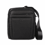ENOVA BUSINESS crna muška torba na rame 23 × 28 × 8 cm