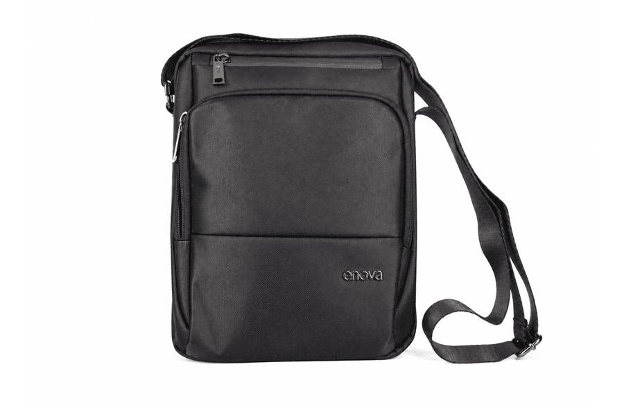 ENOVA BUSINESS proširiva muška torba na rame 22 × 27 × 5–7 cm