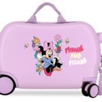 DISNEY MINNIE AND FIGARO dečji kofer na točkićima, lila boja, ABS, dimenzije 45 × 31 × 20 cm