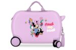 DISNEY MINNIE AND FIGARO dečji kofer na točkićima, lila boja, ABS, dimenzije 45 × 31 × 20 cm